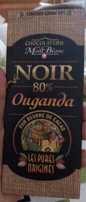 Chocolat noir en tablette ouganda 80 de cacao minimum