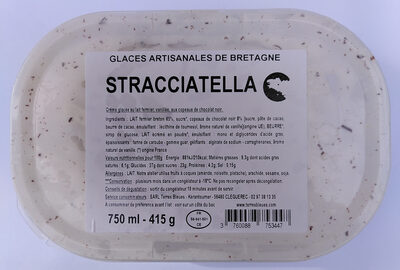 Sucre et nutriments contenus dans Glaces artisanales de bretagne