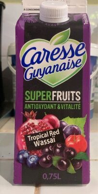 Sucre et nutriments contenus dans Caresse guyanaise