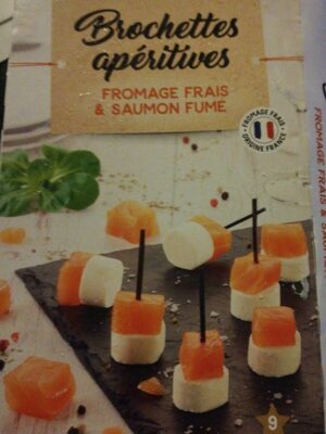 Sucre et nutriments contenus dans Brochettes aperitives