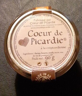 Sucre et nutriments contenus dans Coeur de picardie