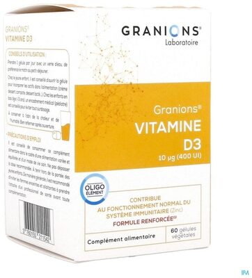 Sucre et nutriments contenus dans Granions