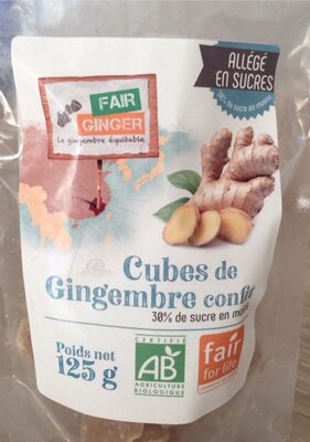 Sucre et nutriments contenus dans Faire ginger