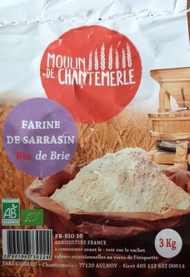 Sucre et nutriments contenus dans Moulin de chantemerle