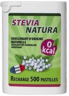 Sucre et nutriments contenus dans Stevia natura