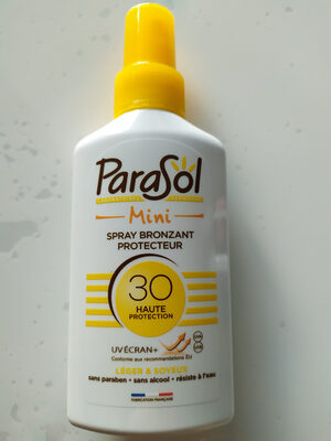 Sucre et nutriments contenus dans Parasol