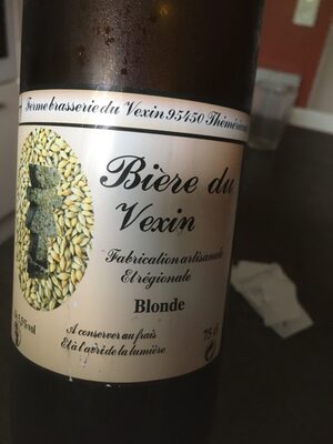 Sucre et nutriments contenus dans Biere du vexin