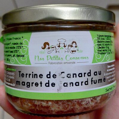 Sucre et nutriments contenus dans Nos petites conserves