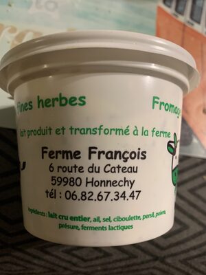 Sucre et nutriments contenus dans Ferme francois