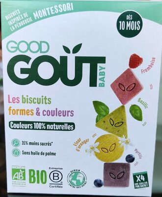 Sucre et nutriments contenus dans Good gout baby