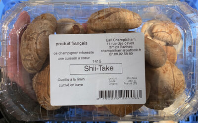 Sucre et nutriments contenus dans Earl champisiham