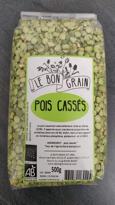 Sucre et nutriments contenus dans Le bon grain