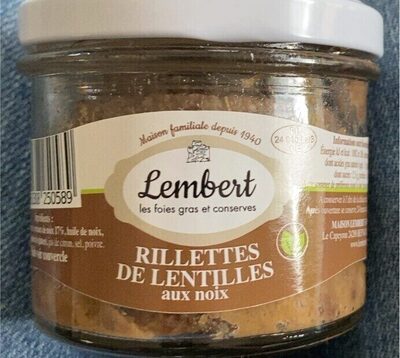 Sucre et nutriments contenus dans Lembert