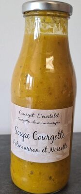 Soupe courgette potimarron et noisette