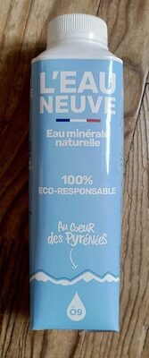 Sucre et nutriments contenus dans Eau neuve