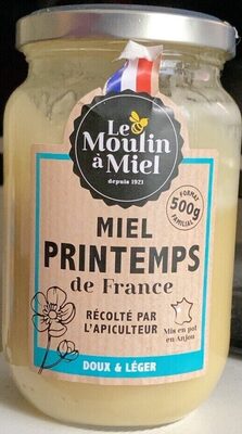 Sucre et nutriments contenus dans Le moulin a miel