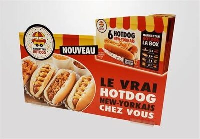 Sucre et nutriments contenus dans Manhattan hotdogs