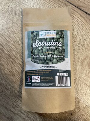 Sucre et nutriments contenus dans Spiruline des frangines