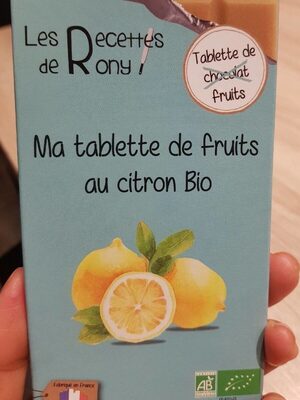 Sucre et nutriments contenus dans Les recettes de rony