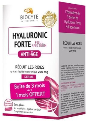 Sucre et nutriments contenus dans Biocyte