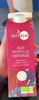 Sucre et nutriments contenus dans Terracai