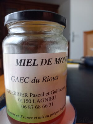 Sucre et nutriments contenus dans Gaec du rioux