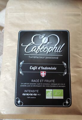 Sucre et nutriments contenus dans Cafeophil