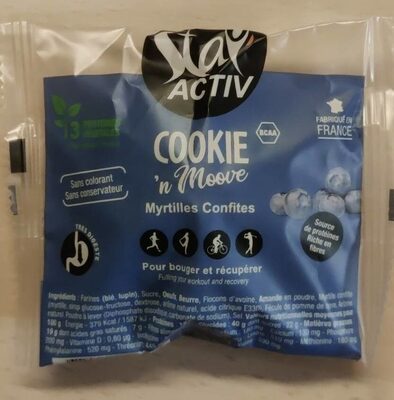 Sucre et nutriments contenus dans Stay activ