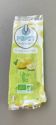 Sucre et nutriments contenus dans Popsy