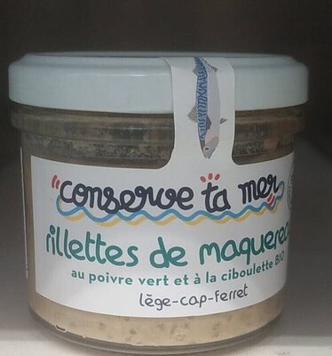 Sucre et nutriments contenus dans Conserve ta mer