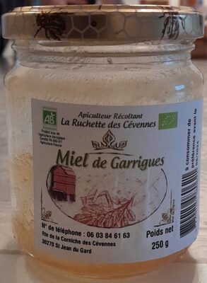 Sucre et nutriments contenus dans Les ruchettes des cevennes