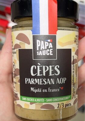 Sauce cepes parmesan