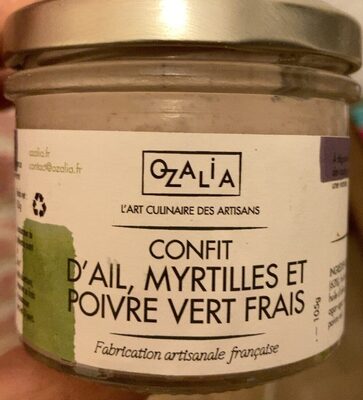 Sucre et nutriments contenus dans Ozalia