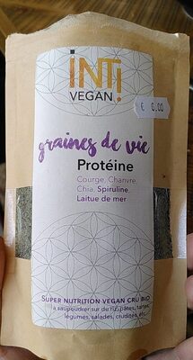 Sucre et nutriments contenus dans Inti vegan