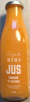 Sucre et nutriments contenus dans Le jus de mama