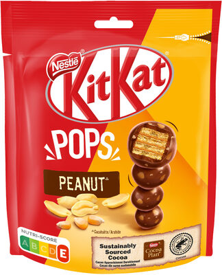 Sucre et nutriments contenus dans Kit kat pops