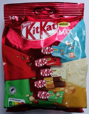 Zucker und Nährstoffe drin Kitkat