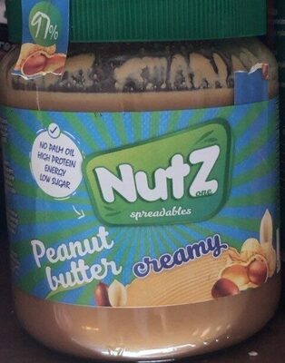 Sucre et nutriments contenus dans Nutz