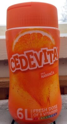 Sucre et nutriments contenus dans Cedevita