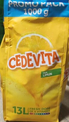 Zucker und Nährstoffe drin Cedevita