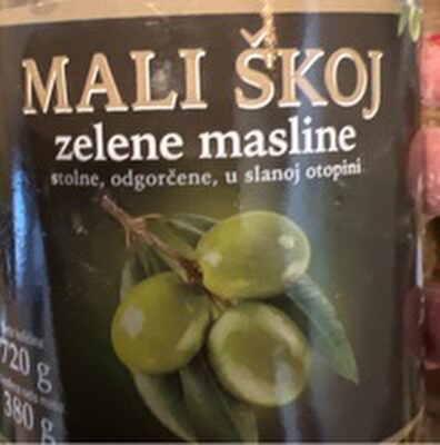 Zucker und Nährstoffe drin Mali škoj