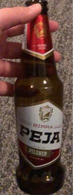 Sucre et nutriments contenus dans Birra peja