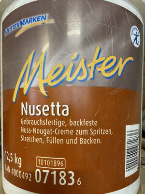 Zucker und Nährstoffe drin Meistermarken