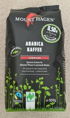 Gemahlene arabica kaffees