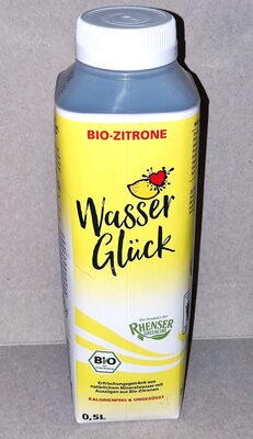 Zucker und Nährstoffe drin Wassergluck