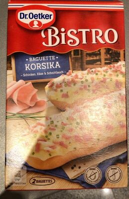 Zucker und Nährstoffe drin Dr oetker bistro