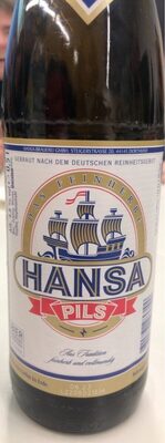 中的糖分和营养成分 Hansa