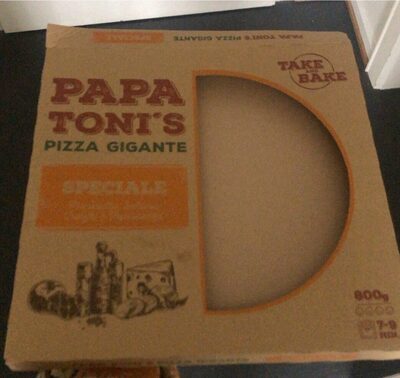 Sucre et nutriments contenus dans Papa toni s