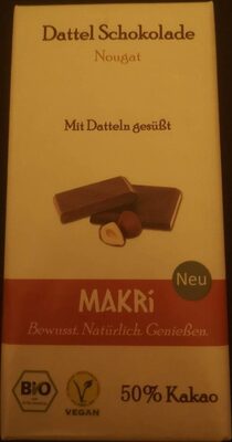 Zucker und Nährstoffe drin Makri