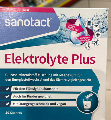 Zucker und Nährstoffe drin Sanotact